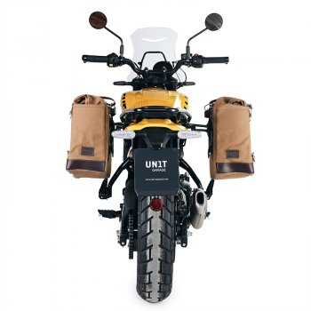 Sacoche latérale Scram en Toile 22L-30L + Cadre Droit Royal Enfield Guerrilla 450