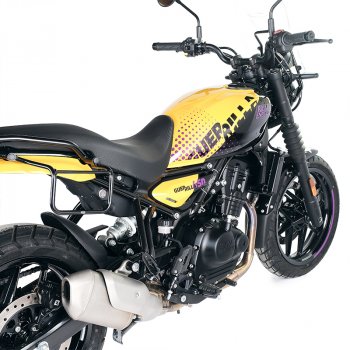 Sacoche latérale Scram en Toile 22L-30L + Cadre Droit Royal Enfield Guerrilla 450