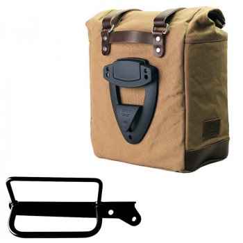 Sacoche Scram en Toile 22L-30L + Cadre droit Royal Enfield Hunter 350