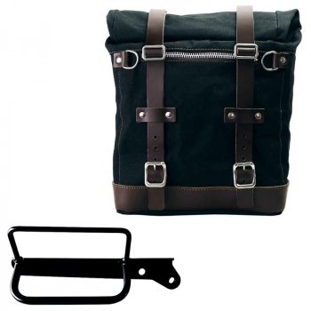 Sacoche Scram en Toile 22L-30L + Cadre droit Royal Enfield Hunter 350