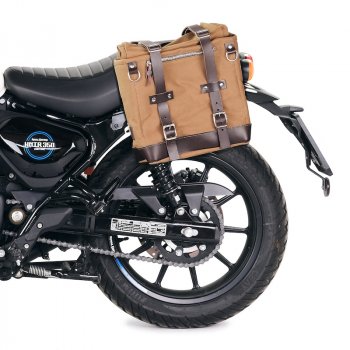 Sacoche Scram en Toile 22L-30L + Cadre gauche Royal Enfield Hunter 350