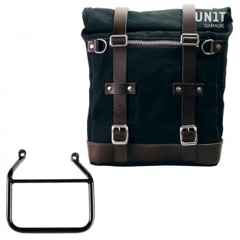 Sacoche Scram en Toile 22L-30L + Cadre Thriumph Speed 400 & Scrambler 400 X Droit (Uniquement compatible avec notre code d'échappement bas : 4206Low)