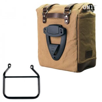 Sacoche Scram en Toile 22L-30L + Cadre Thriumph Speed 400 & Scrambler 400 X Droit (Uniquement compatible avec notre code d'échappement bas : 4206Low)