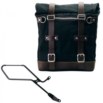 Sacoche Scram en Toile 22L-30L + Cadre droit Triumph Bonneville Bobber