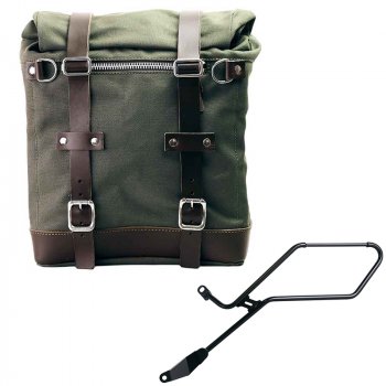 Sacoche Scram en Toile 22L-30L + Cadre gauche de la Triumph Bonneville Bobber