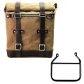 Sacoche latérale en toile Scram 22L-30L + Cadre gauche Triumph Thruxton 400