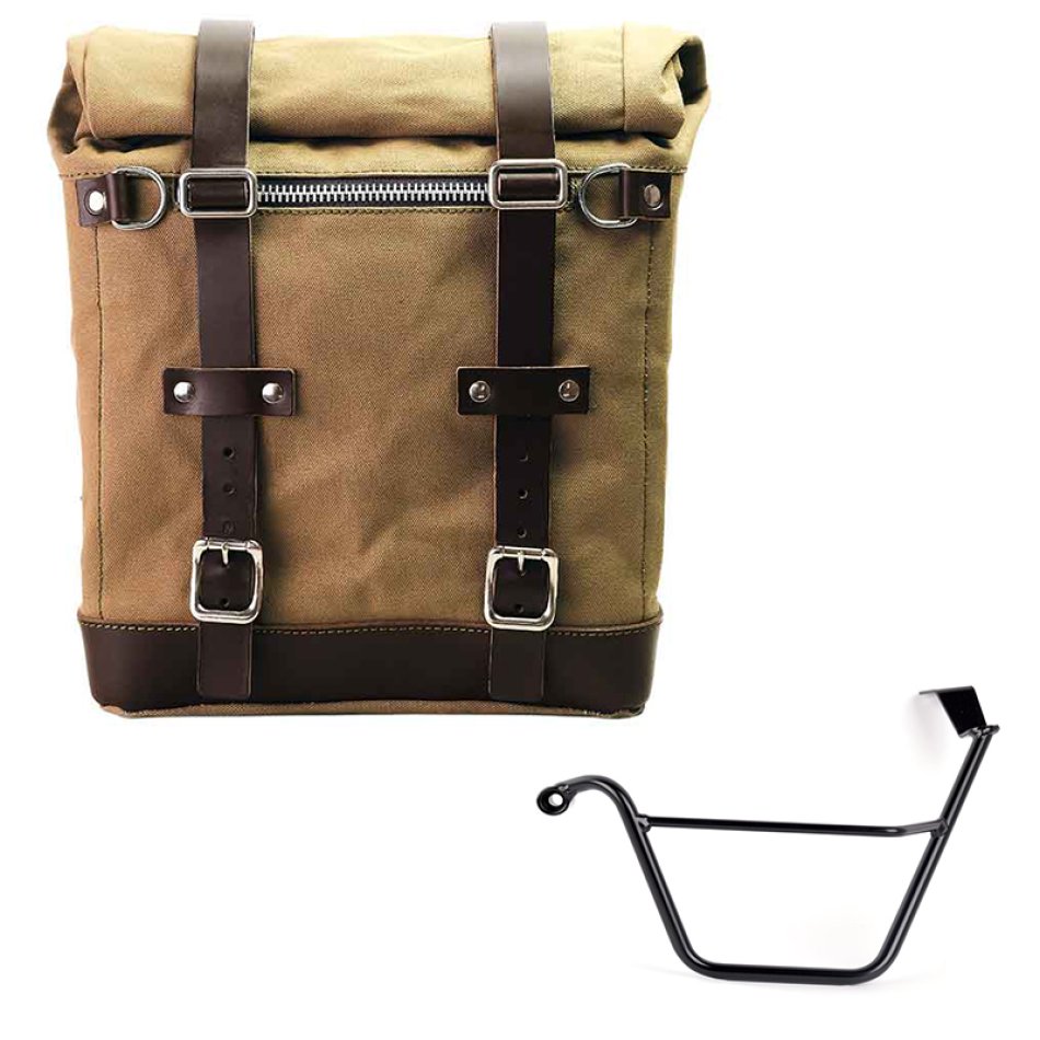Sacoche Scram en Toile 22L-30L + Cadre gauche Triumph Street Scrambler 900 (à partir de 2026)