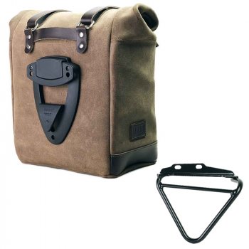 Sacoche latérale Scram en croûte de cuir 22L-30L + Husqvarna 125-250-401 (à partir de 2024) Châssis Gauche 