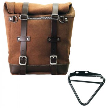 Sacoche latérale Scram en croûte de cuir 22L-30L + Husqvarna 125-250-401 (à partir de 2024) Châssis Gauche 