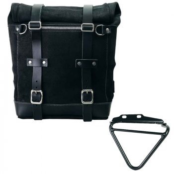 Sacoche latérale Scram en croûte de cuir 22L-30L + Husqvarna 125-250-401 (à partir de 2024) Châssis Gauche 