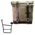 Sacoche latérale Scram en croûte de cuir 22L-30L + Cadre droit KTM 1290/1390 Super Adventure S-R