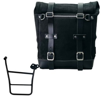 Sacoche latérale Scram en croûte de cuir 22L-30L + Cadre droit KTM 1290/1390 Super Adventure S-R