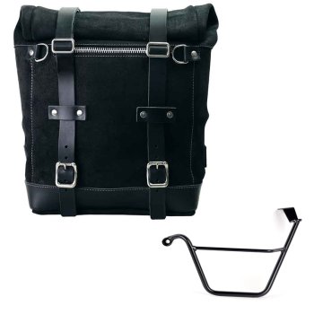 Sacoche latérale Scram en croûte de cuir 22L-30L + Cadre gauche Triumph Street Scrambler 900 (à partir de 2026)