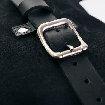 Sacoche latérale Scram en croûte de cuir 22L-30L