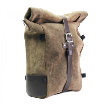 Sacoche latérale Scram en croûte de cuir 22L-30L