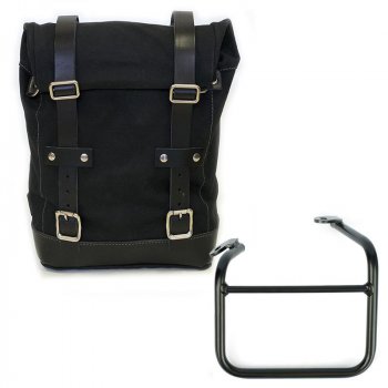 Sacoche latérale en toile + cadre gauche Ducati Scrambler 1100