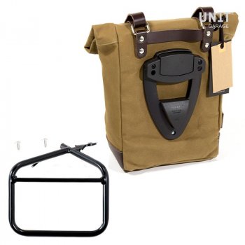 Sacoche latérale en toile + châssis Ducati Scrambler DS