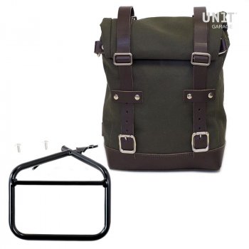 Sacoche latérale en toile + châssis Ducati Scrambler DS