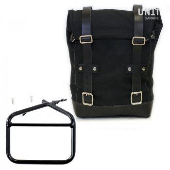 Sacoche latérale en toile + Cadre de brouilleur série Ducati