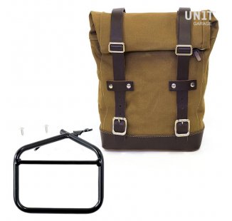 Sacoche latérale en toile + Cadre de brouilleur série Ducati