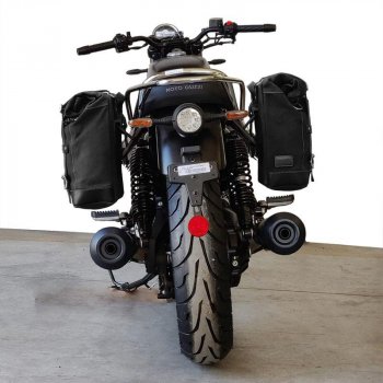 Sacoche Latéral Toile + Sous Cadre Droit Guzzi V7.850