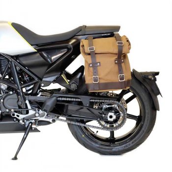 Sacoche en toile + cadre husqvarna 701