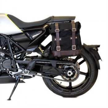 Sacoche en toile + cadre husqvarna 701