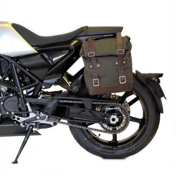 Sacoche en toile + cadre husqvarna 701