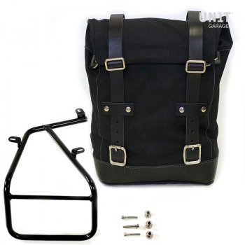 Sacoche latérale en toile + cadre série NineT