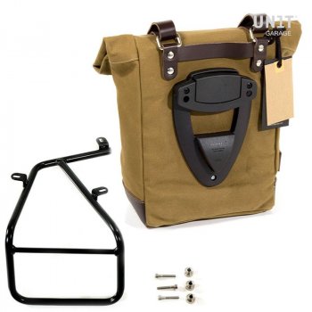 Sacoche latérale en toile + cadre série NineT