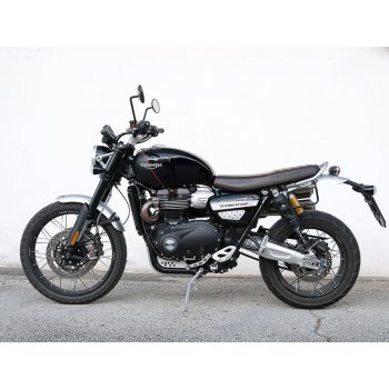 Sacoche latérale en toile + Gauge cadre Scrambler 1200 XC_XE
