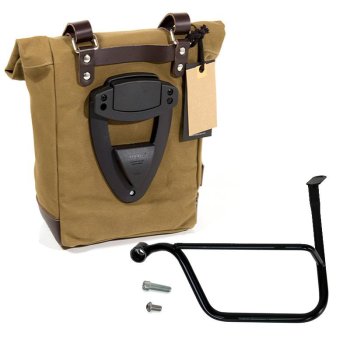 Sacoche latérale en toile + Gauge cadre Speed Twin