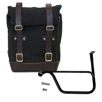 Sacoche latérale en toile + Gauge cadre Speed Twin