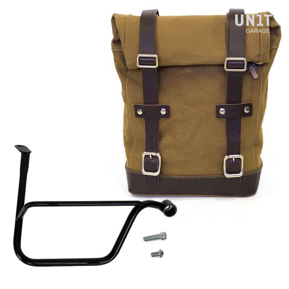 Sacoche latérale en toile + cadre Triumph Speed Twin DX