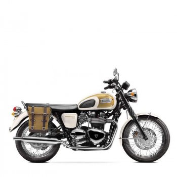 Sacoche latérale en toile + Cadre Triumph T100 Bonneville DX (2001-2016)