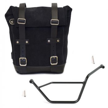 Sacoche latérale en daim ciré + cadre Bmw GS 850/1100/1150 et ADV LH