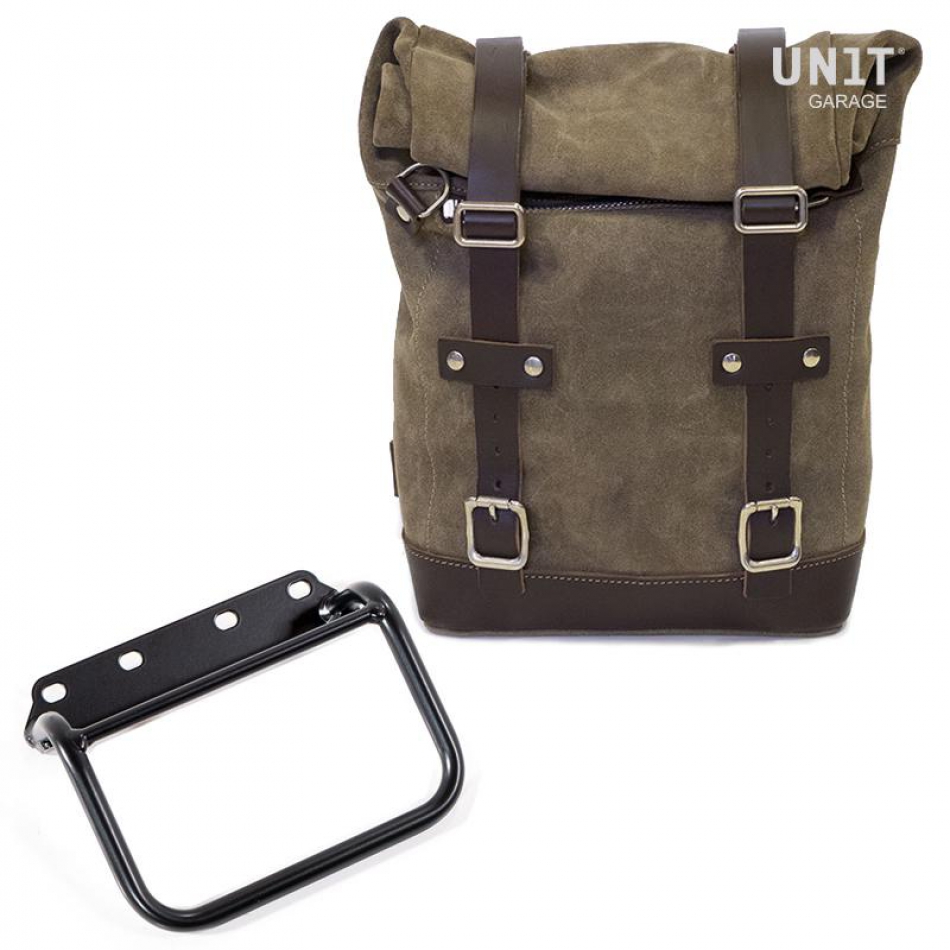 Sacoche latérale en cuir fendu + monture R80 G / S