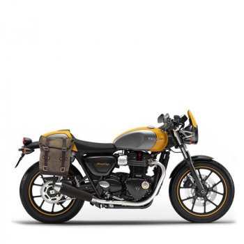 Sacoche latérale en croûte de cuir + Cadre Triumph série Street 900 DX (2017<)