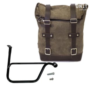 Sac fourre-tout en cuir + monture Triumph Speed Twin DX