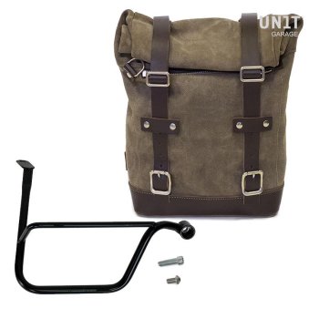 Sac fourre-tout en cuir + monture Triumph Speed Twin DX