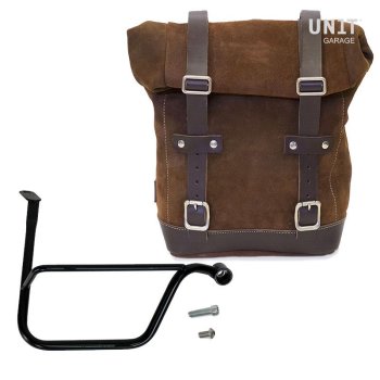 Sac fourre-tout en cuir + monture Triumph Speed Twin DX