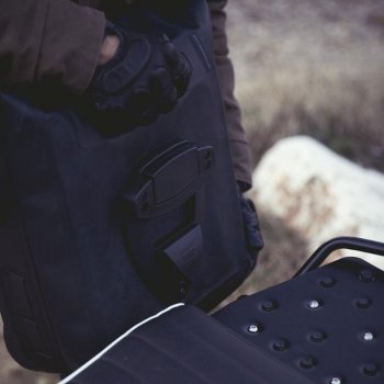 Sacoche latérale en toile + cadre série NineT