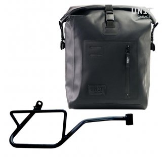 Sacoche latérale Khali TPU + Cadre droit Guzzi V7