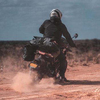 Sacoche latérale Khali TPU + cadre gauche Husqvarna 401 (à partir de 2020)