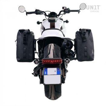 Sacoche latérale Khali TPU + cadre gauche Sportster S 1250