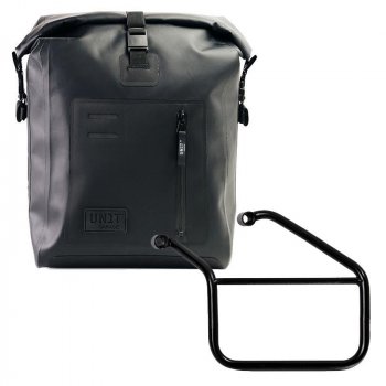 Valise latérale Khali TPU + Berceau gauche Triumph Trident 660