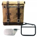 Sacoche latérale Scram en toile 22L-30L + sous-châssis droit Ducati Scrambler