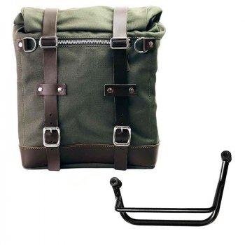 Sacoche latérale en toile + sous-châssis Guzzi V85 TT