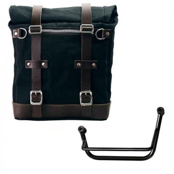 Sacoche latérale en toile + sous-châssis Guzzi V85 TT