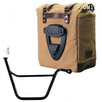 Sacoche latérale en toile + Cadre Triumph T100 Bonneville DX (2001-2016)